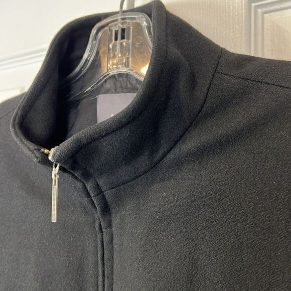 MEXX Men’s Black Wool Blend Zip Up Bomber Jacket Size M - Picture 3 of 14